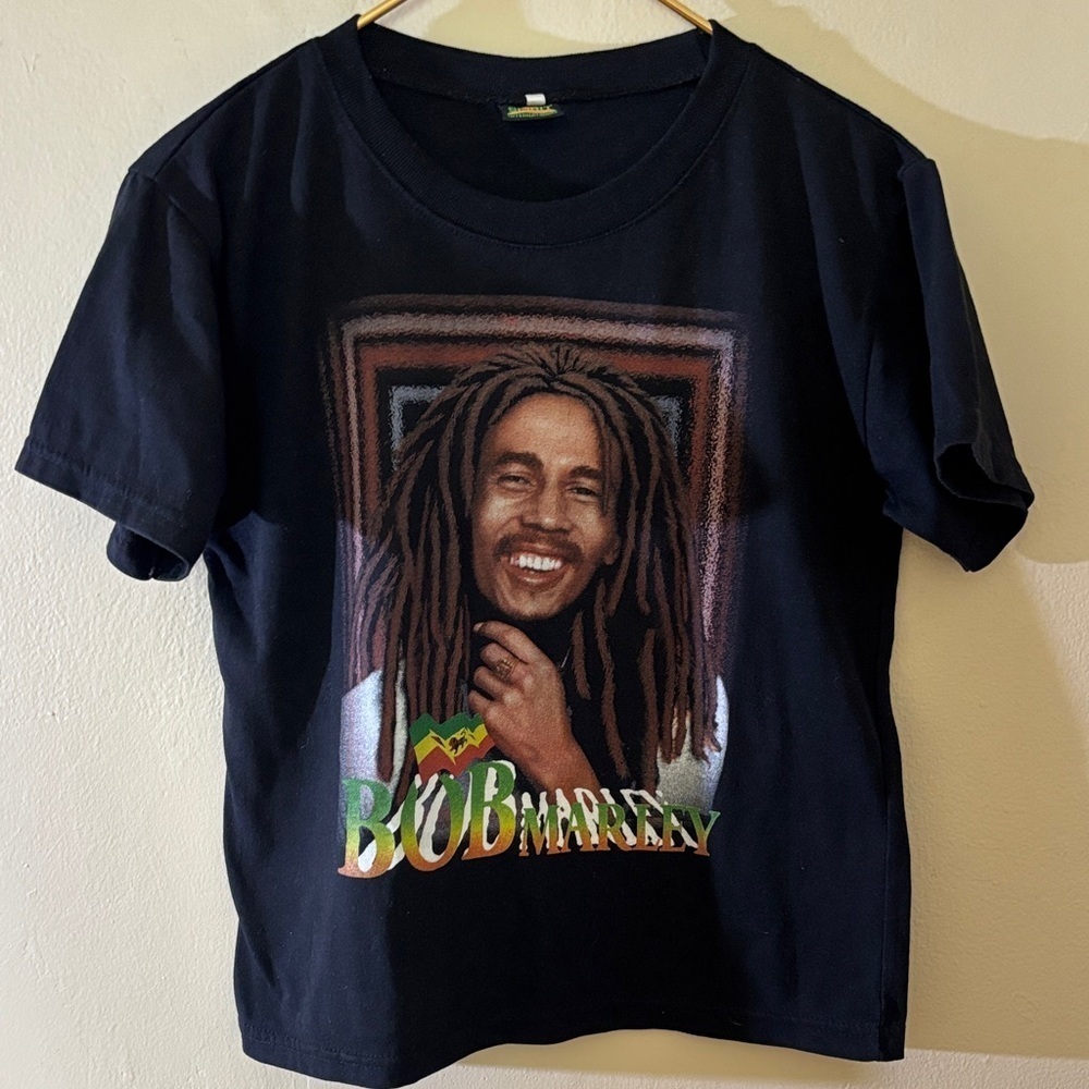 Spirit Black Bob Marley Long Sleeve Tee